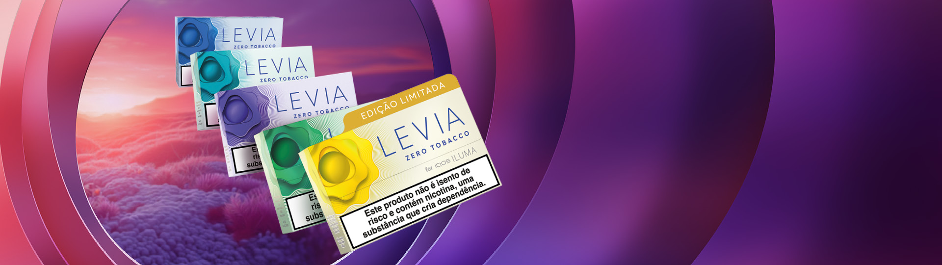 LEVIA Glacial Beat, Island Beat e Electro Rouge